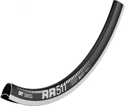 Produktbild von DT Swiss Felge RR 511 28"/700C 20 Loch Schwarz - steife, moderne Ausführung f...