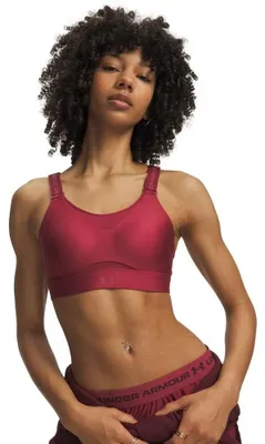Obrázek produktu pro Sportovní podprsenka Under Armour Infinity High 2.0, vysoká podpora, červená, velikost M / D-DD, barva červená, velikost M