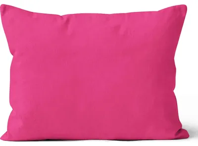 Imagen del producto de Funda de cojín de microfibra, 50x70 cm, color fucsia