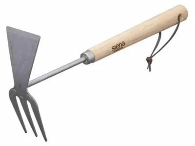 Image de SIENA GARDEN Houe double ISYplant avec manche en frêne