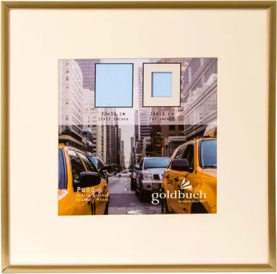 Image de Goldbuch Cadre en plastique Puro 30x30 cm doré