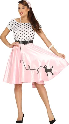 Produktbild von 50er Jahre Damen Kleid Pudel girl  Rock in Roll, Größe:L