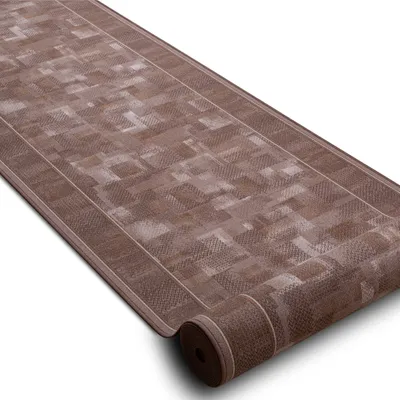 Zdjęcie produktu dla CHODNIK PODGUMOWANY TRIBE brąz 80cm brązowy 80x470 cm