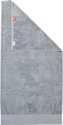 done.® BLACK LINE STONE CROWN  Duschtuch silver