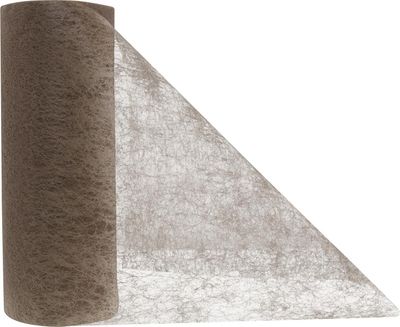 25m Tischband Tischläufer Tischdeko Vlies Vliesband Tischdecke Läufer Tischvlies 23cm Braun