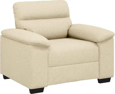 Produktbild von vidaXL Sessel Creme 100x81x84 cm Stoff