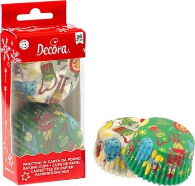 Immagine prodotto di Pirottini di carta per muffin 36pz schiaccianoci