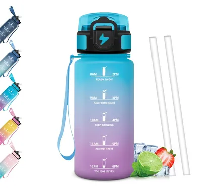Immagine prodotto di Mulbijeo - Bottiglia per bambini da 500 ml, senza BPA, a prova di perdite, con