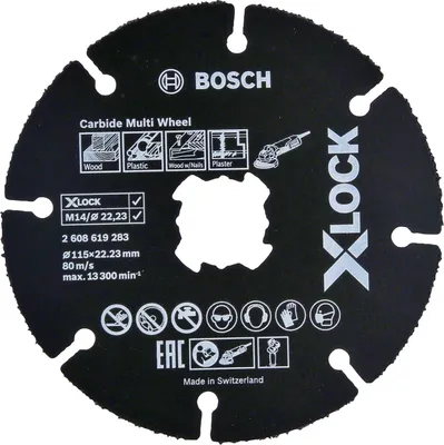 Produktbild von Bosch X-LOCK HM-Trennscheibe Carbide Multi Wheel 115mm 115x22,23mm
