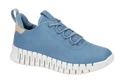 Produktbild von Ecco GRUUV Damenschuhe - bequeme Schnür- Halbschuhe blau Freizeit NEU