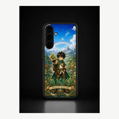 Produktbild von Samsung S25 Hülle Handyhülle Schutzhülle Case mit Akio Motiv – LUNØIR ©
