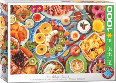 Image de Table de petit déjeuner - 1000 pièces de puzzle - Format 68x48 cm