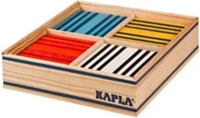 Immagine prodotto di Tavola di legno Kapla Octocolor 100 pezzi 8 colori legno KAPL172102