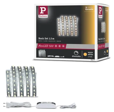 Produktbild von Paulmann MaxLED 500 LED Strip Warmweiß Basisset