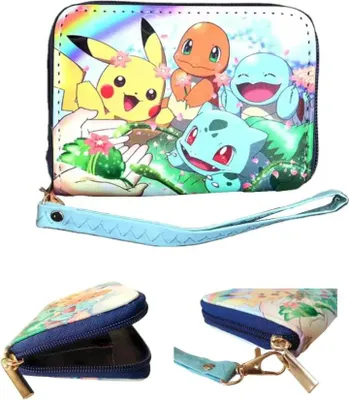 Obrázek produktu pro Dětská peněženka Pokémon s poutkem a karabinou