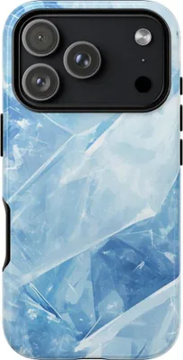 Produktbild von Blaues Eismuster – Hülle Kompatibel mit iPhone 17 Pro