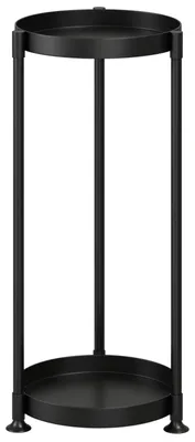 Produktbild von Pflanzenständer Pflanzenregal Blumenständer - 2-stufig - 61,5 x 25 cm - Metall - Für Wohnzimmer und Balkon