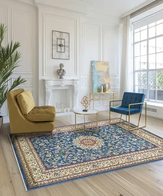 Zdjęcie produktu dla Tappeto KAZAKH 70X240 cm NAVY | GalleriaFarah1970