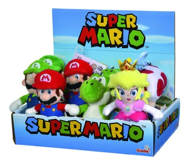 Immagine prodotto di Portachiavi in peluche Super Mario, 12,5 cm, 5 tipi, DP12