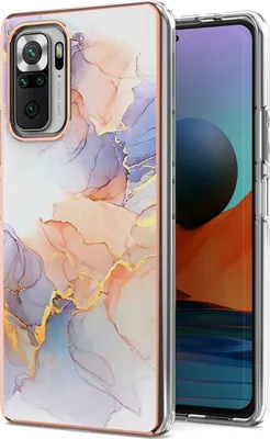 Image de Etui pour Xiaomi Redmi Note 10 Pro / Note 10 Pro Max, étui antichoc en silicone TPU à motifs Blanc