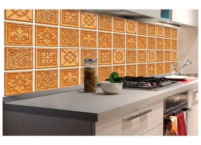Produktbild von Küchenrückwand Folie selbstklebend GRANITFLIESEN 180 x 60 cm - Klebefolie - Dekofolie - Spritzschutz für Küche -