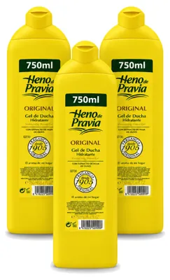 Produktbild von 3 x Heno de Pravia Douchegel Original - 750 ml - Vorteilspackung - 3 Stücke