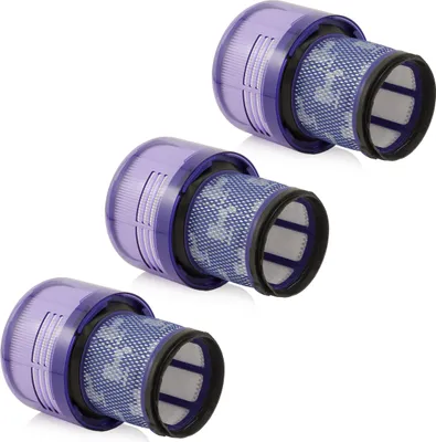 Produktbild von MidGard 3 x Ersatz-Filter für Staubsauger Dyson V12 Detect Slim Absolute Filter Ersatzfilter ersetzt Originalteil Nr. 971517-01