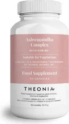 Image de Complément alimentaire Theonia Ashwagandha Complex, 60 gélules