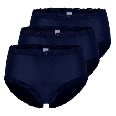 Produktbild von Nina von C. 3er Pack Cosy Taillen Slip Weicher Modal-Mix, Dekorative Spitze an Bund und Bein, Perfekter Sitz