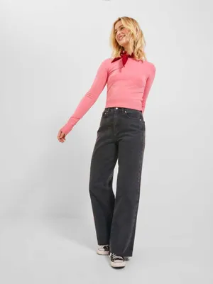 Image de Jack & Jones Tokyo Wide Leg Fit R6054 Jjxx Jean gris 30 / 34 Femme Gris 30