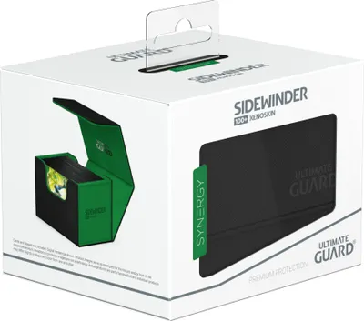Produktbild von Ultimate Guard Sidewinder 100+ XenoSkin SYNERGY Schwarz/Grün