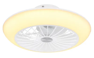 Obrázok produktu pre Stropný ventilátor Globo Lighting kovovo biely, LED