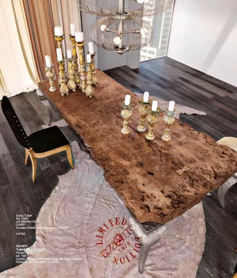 Obrázok produktu pre Esstisch Tisch Möbel Einrichtung Tische Italienische Möbel Massiv Holz Esszimmer