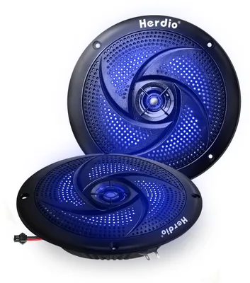 Productafbeelding van 4 inch waterdichte maritieme luidsprekers met LED-verlichting