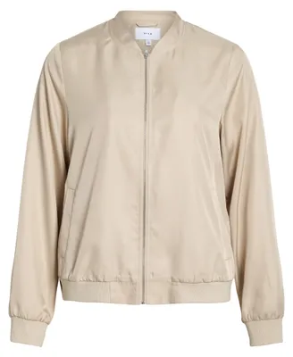 Produktbild von Vila (97) VIPAPAYA L/S BOMBER JACKET - NOOS, Cement Cement Cement 38