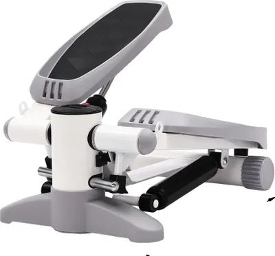 Obrázek produktu pro Fitness stepper, nosnost 150 kg, včetně odporových pásů, světle šedý