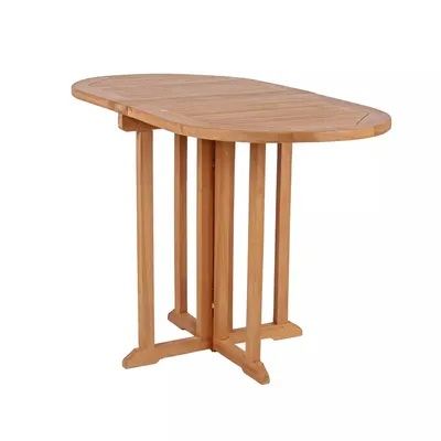 Produktbild von Klapptisch Balcony Teak 120x60 cm massiv Garten Balkon klappbar
