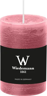 Produktbild von Wiedemann Marble Rustik Kerzen, Stumpenkerzen,  Altrosa 90 x Ø 58 mm
