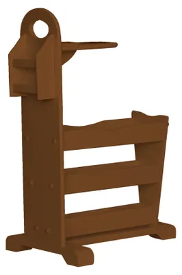 Beistelltisch Teakholz rechteckig 42x30x59 cm