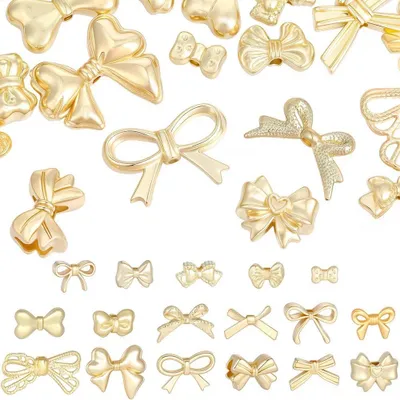 Productafbeelding van Gouden Vlinderhangers Set van 34 Stuks voor Sieraden