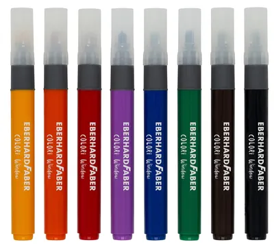Immagine prodotto di Eberhard Faber 550022 Windowmarker Colori - 1-2 mm, 8 colori, assortiti, scatola di cartone