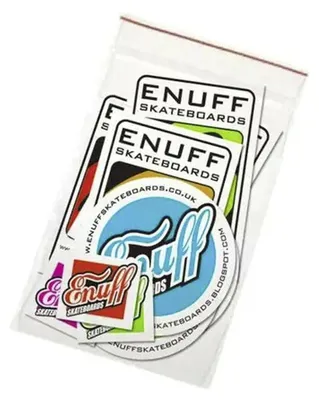 Productafbeelding van Enuff Skateboards stickers, zwart