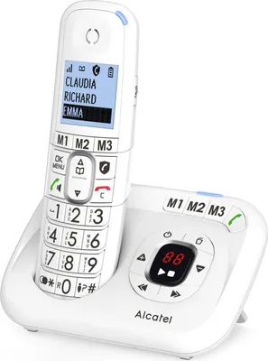 Image de Alcatel XL785 Voice White Téléphone sans fil DECT avec répondeur et haut-parleur
