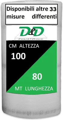 Produktbild von Luftpolsterfolie für Verpackung und Versand, 100 cm x 80 m