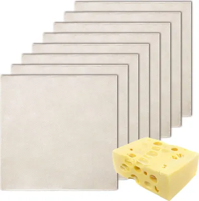 Produktbild von 8er Set Passier- & Käsetücher 50*50 cm - Fein gewebt, reißfest, waschbar & wiederverwendbar