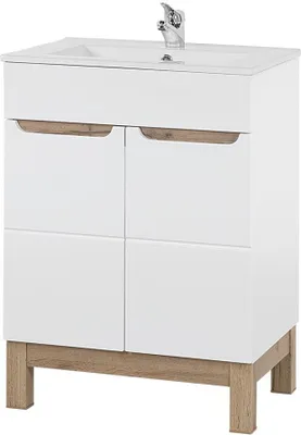 Zdjęcie produktu dla Umywalka Szafka podumywalkowa Umywalki łazienkowe 60cm ceramiczne