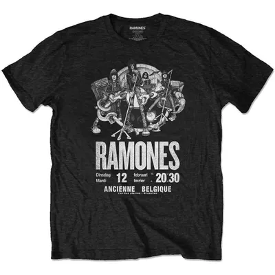 Image de Ramones - Belgique Uni kleines T-Shirt - Schwarz