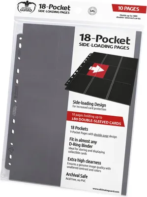 Zdjęcie produktu dla Ultimate Guard 18-Pocket Pages Side-Loading Grau (10)