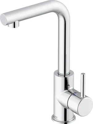 Produktbild von Lenz HOKU Waschtischarmatur Schwarz-matt.  Einhebelmischer mit EasyClean Pop-Up, Keramikkartusche, Schnellmontage 46011802