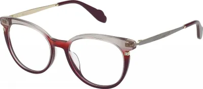 Produktbild von Blumarine VBM170S Rosso sfumato rosa chiaro lucido 52/17/140 Damen Brillen
